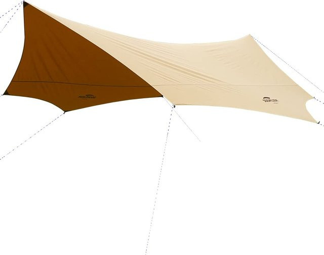 Soomloom Tarp Adranus aus Polycotton TC, feuerfest und wasserfest, B/B: 5,1 x 5,1 m - Bild 1