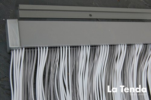 La Tenda Türvorhang transparent-weiß, B/H: 100 x 230 cm - Bild 1