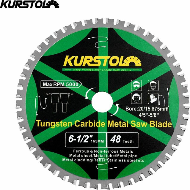KURSTOL Trennscheibe Legierungssägeblatt für Metall, Durchmesser: 165 mm - Bild 1