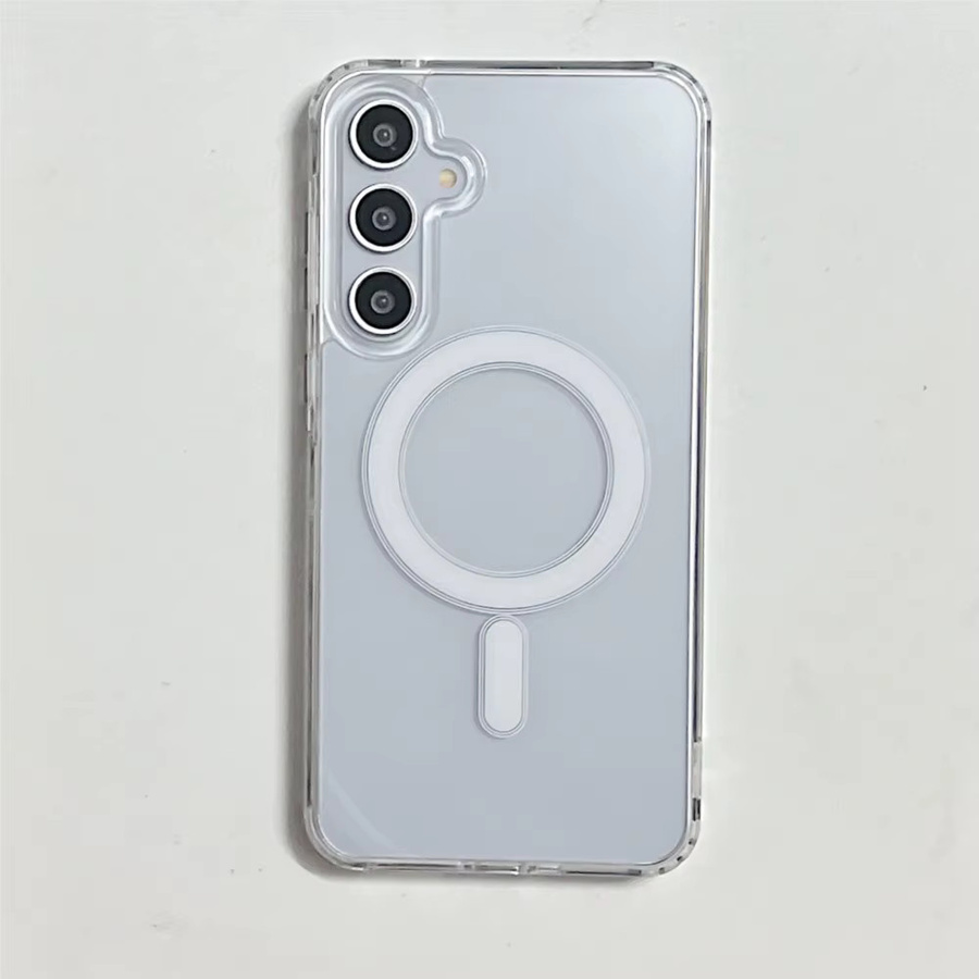 Ricestate Transparente Acryl-Magnet-Schutzhülle für Samsung Galaxy S26 S25 S24 S23 S22 Plus S21 FE Ultra mit Wireless Charging Unterstützung - Bild 3