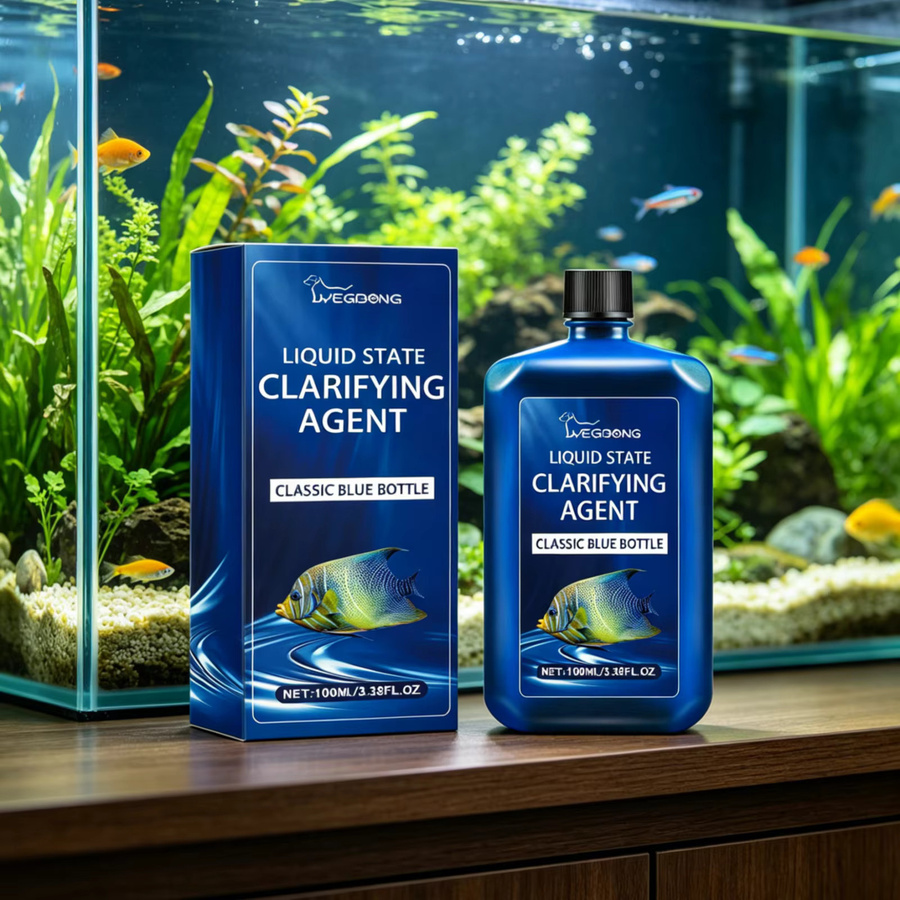 YEGBONG Aquarium Wasserklärer zur Verbesserung der Wasserqualität und Hemmung von Algenwachstum in Blau - Bild 4