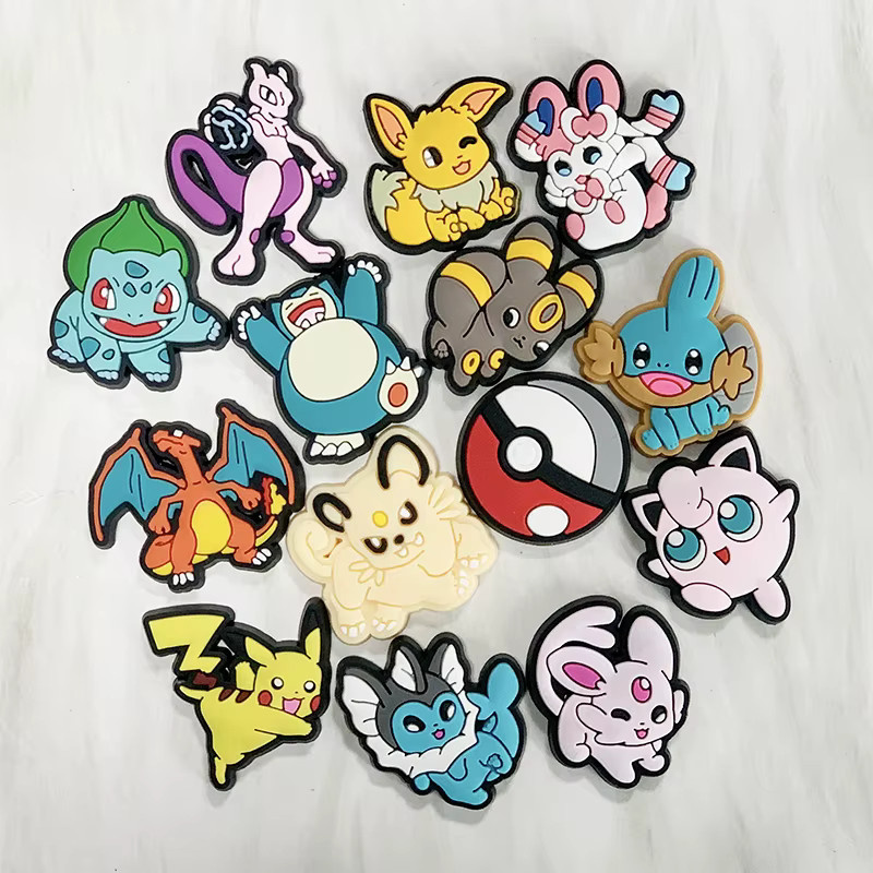 Potdemiel Schuh-Charms, Pokemon Pikachu Serie, PVC - Bild 3