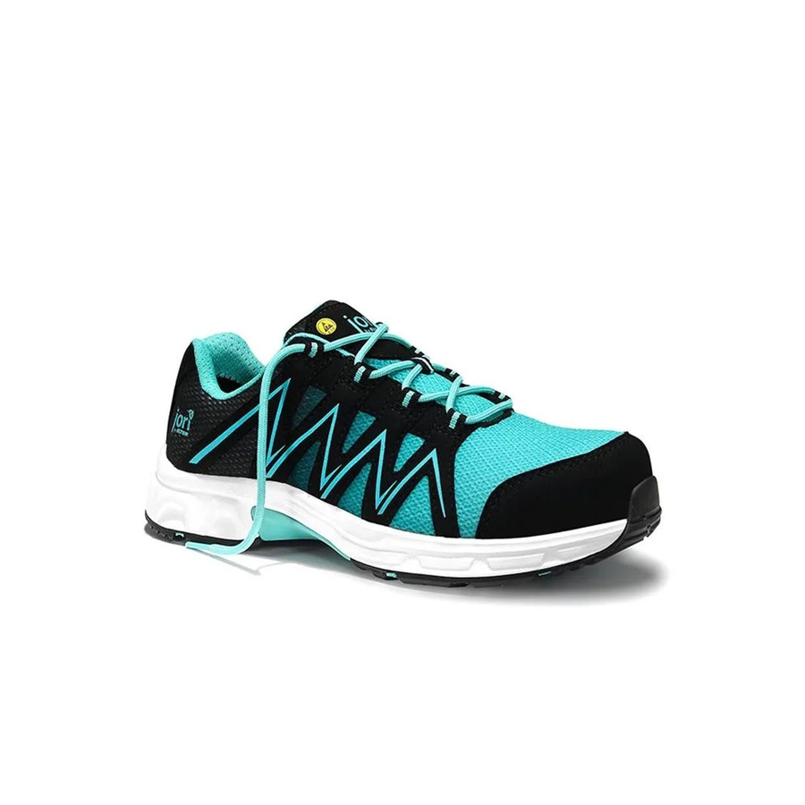 Elten Sicherheitshalbschuh Jo SPEEDY BLACK AQUA Low ESD S1P in Schwarz, Türkis und Multicolour, Größe 38 - Bild 2