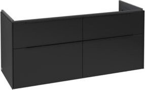 Villeroy & Boch Waschtischunterschrank Subway 3.0 Wandhängend mit LED-Beleuchtung und Innenschubladen, Weiß Matt, B/T/H: 127,2 x 56,6 x 47,8 cm - Bild 1