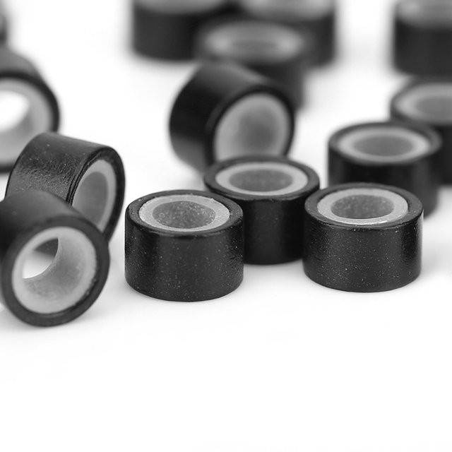 ZuiyouBeauty Haarverlängerungsröhrchen Microringe, Schwarz, Unisex - Bild 1