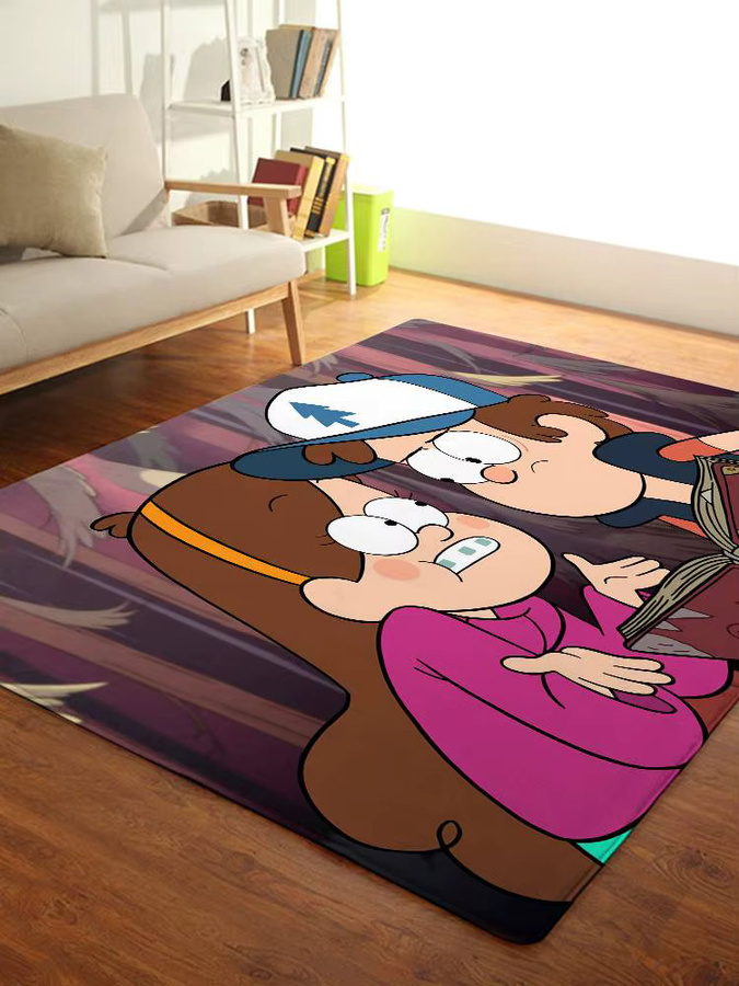 Beast Kingdom Gravity Falls Antirutschmatte als dekorative Fußmatte für Badezimmer und Eingangsbereich, Mehrfarbig, B/T: 60 x 40 cm - Bild 6