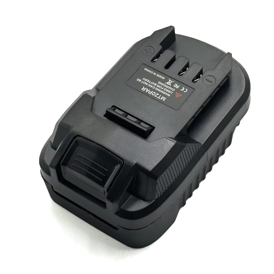 MT20PAR Adapter Konverter für Makita 18V Li-Ion Akku zu Parkside 20V XTeam Elektrowerkzeug Akku in Schwarz - Bild 2