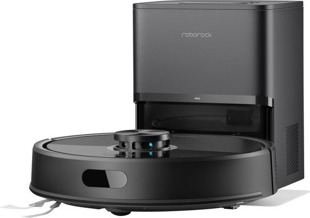 Roborock Q7 TF+ Saug- und Wischroboter mit RockDock Plus Absaugstation in Schwarz - Bild 1
