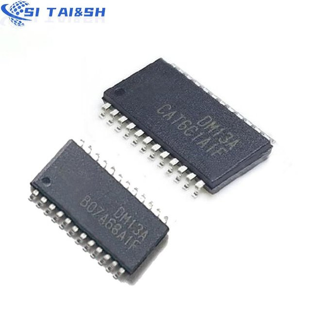 Si Tai&SH DM13A LED Konstantstrom Treiber IC, 5er Set, Schwarz, SOP24 Pitch 1,0 mm und SSOP24 Pitch 0,635 mm - Bild 1