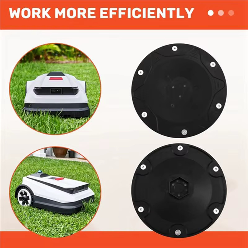 ABXD Ersatzscheiben-Set mit 6 Klingen und 36 Ersatzklingen in Schwarz für ECOVACS Goat O500, O800, O1200 sowie G1-800, G1-2000 und G1 Rasenmäher - Bild 4