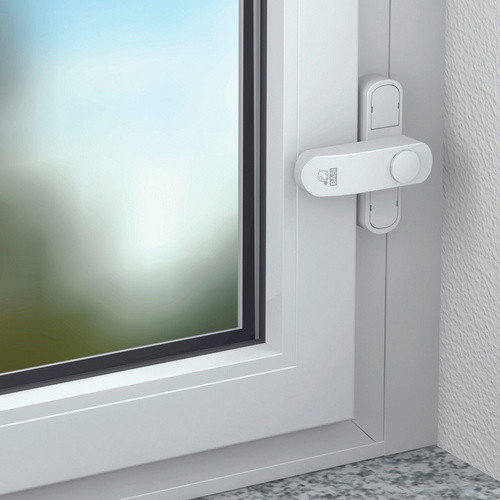 BASI Fensterzusatzsicherung für einflügelige Fenster in Weiß - Bild 2