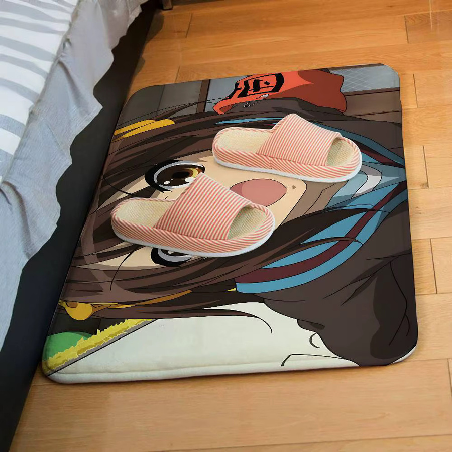 52TOYS Haruhi Suzumiya Teppich in Mehrfarbig, moderner abstrakter Design-Bodenmatte für Wohnzimmer und Schlafzimmer - Bild 5
