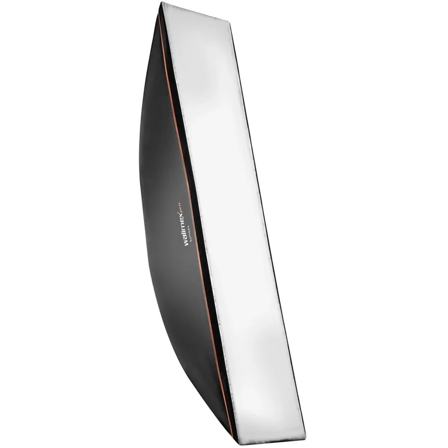 Walimex Pro Softbox Orange Line mit 360 Grad Diffusoren in Orange und Schwarz, B: 40 cm, H: 180 cm - Bild 2