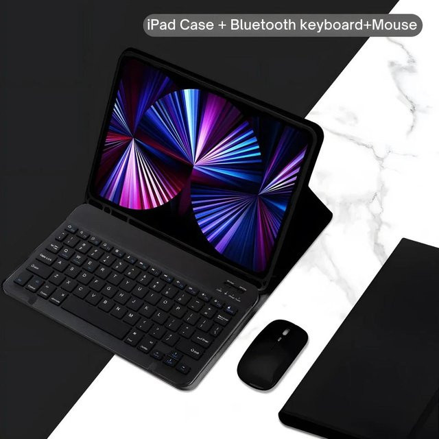 Samsung Bluetooth Tastaturhülle für Galaxy Tab A11 8,7 Zoll SM-X130 SM-X133 SM-X135 in Schwarz mit QWERTZ German Layout - Bild 1