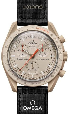 Swatch x Omega Armbanduhr, Bioceramic, Keramik, Grau, Herren - Bild 1