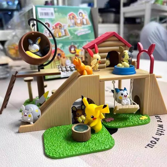 Bandai Pokémon Wald-Kindergarten Blindbox-Spielzeug, Anime-Actionfiguren - Bild 1
