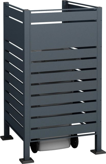 Westmann Mülltonnenverkleidung Planum aus Metall für 1 x 240 Liter in Anthrazit - Bild 1