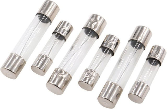 10er Set Glasrohr-Sicherungen transparent, 5x20mm und 6x30mm, 250V, verschiedene Ampere-Stärken - Bild 1