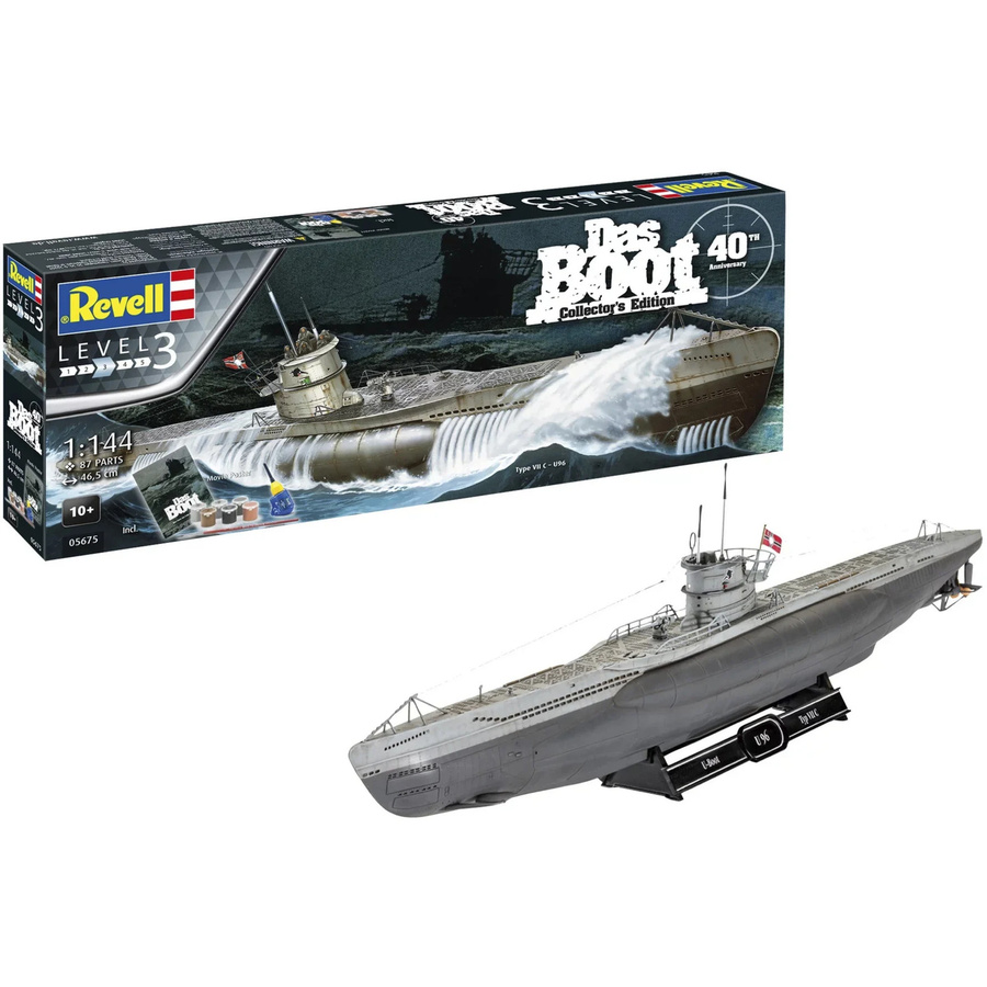 Revell Das Boot Collector's Edition - 40th Anniversary, Schiffsmodell Bausatz, 1:144, ab 10 Jahren - Bild 2