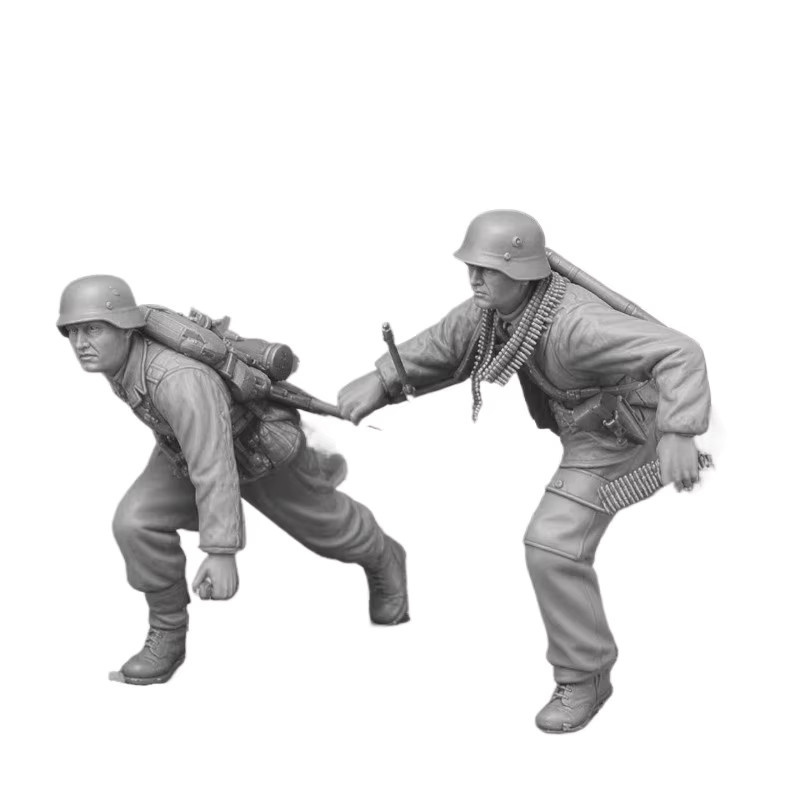 BAANFU Soldat, Harzfigur, Maßstab 1:35, Modellbausatz - Bild 2