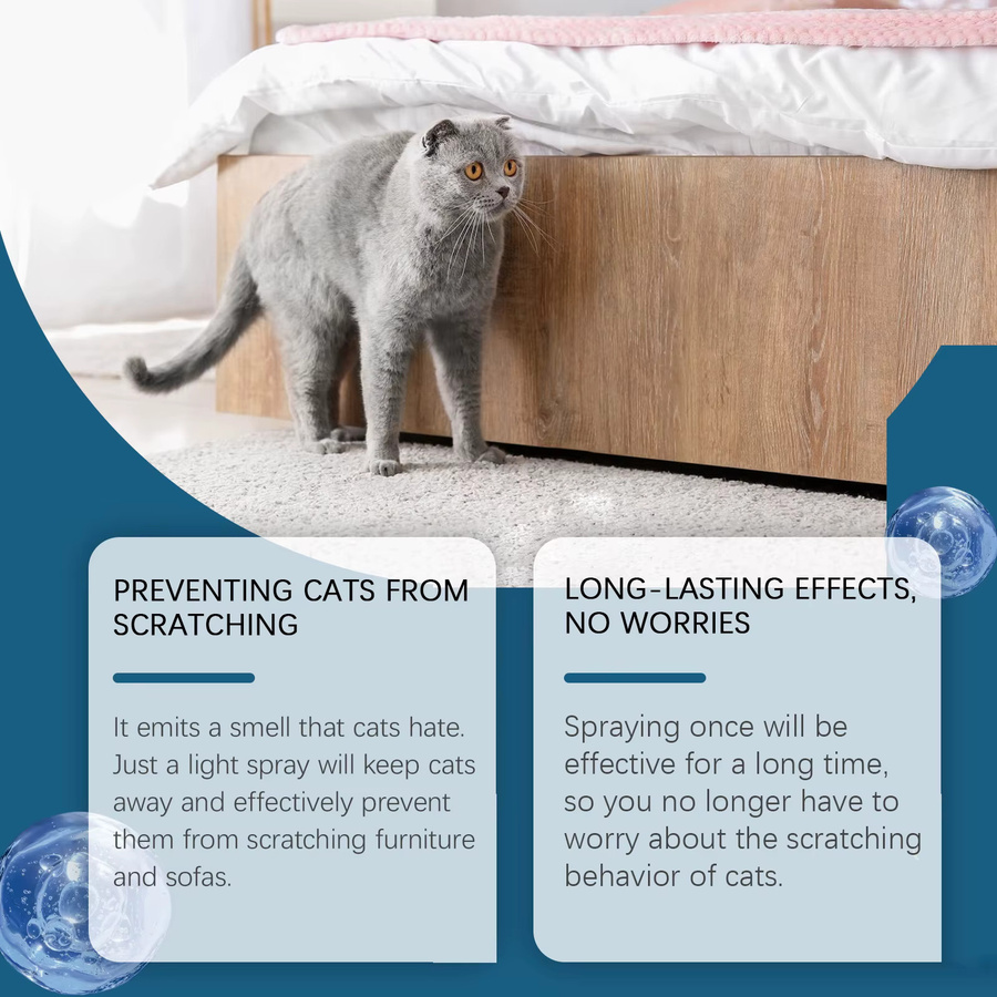 YEGBONG Katze Abschreckung Spray Indoor in Weiß zur Trainingshilfe und zum Schutz von Möbeln, Sofas und Teppichen - Bild 5