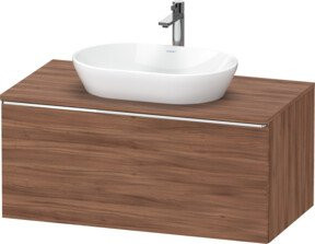 Duravit Waschtischunterschrank D-Neo, Wandhängend, Braun, B: 100 cm, T: 55 cm, H: 45,9 cm - Bild 1
