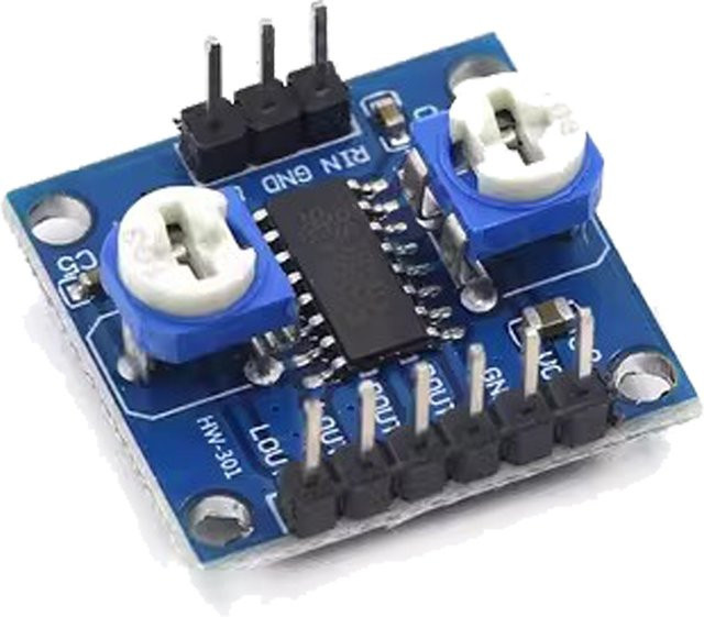 Si Tai&SH PAM8406 Digitale Verstärkerplatine mit Lautstärkepotentiometer 5Wx2 Stereo in Blau - Bild 1