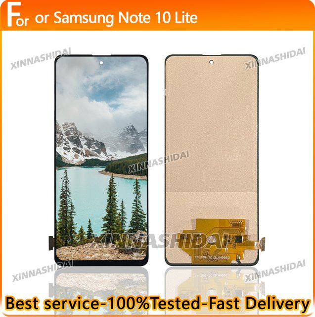 Samsung Note 10 Lite Ersatz-LCD-Display mit Digitizer-Baugruppe ohne Rahmen - Bild 1