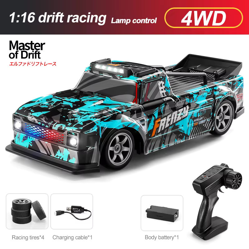 JJRC 1:16 4WD RC Off-Road Drift Car, mit LED-Licht, Rennspielzeug - Bild 4