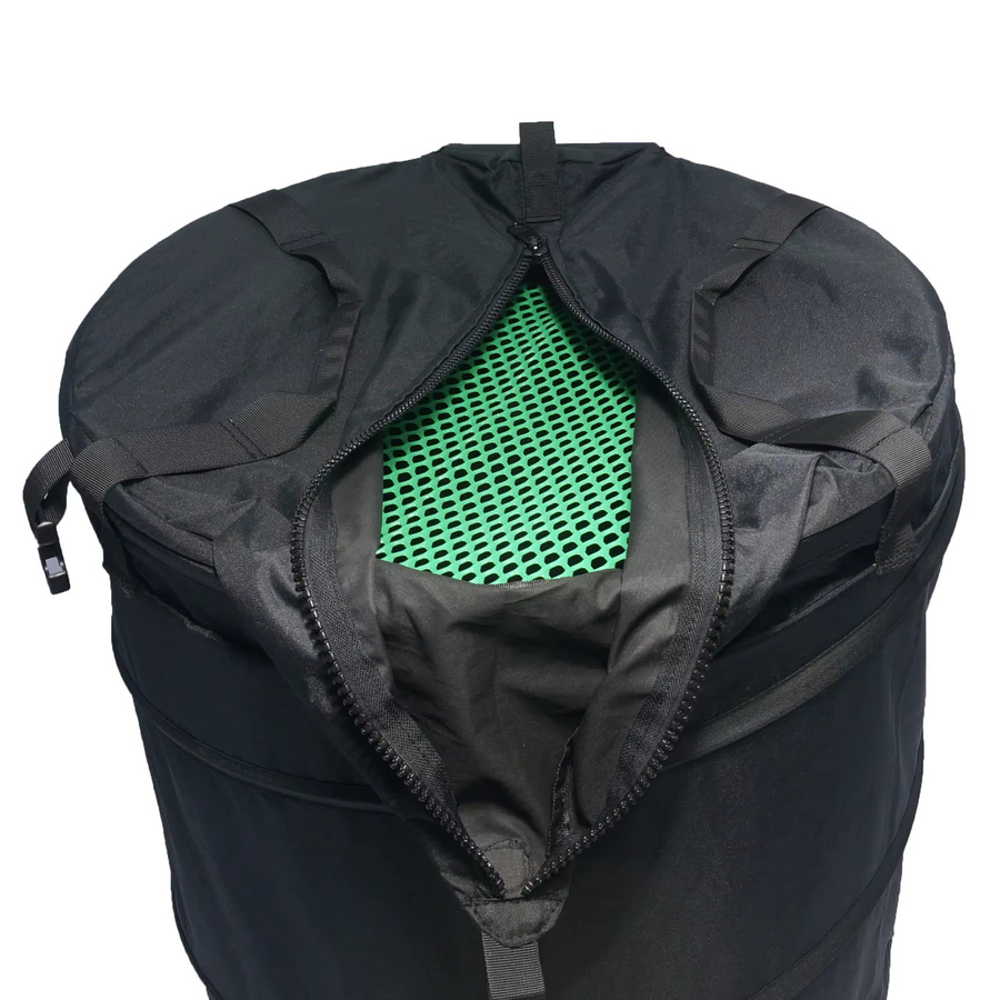 Trimmtasche 20'' Trockenschneider in Schwarz als tragbarer Arbeitsplatzbehälter und Hydrokulturzubehör mit Sammeltasche zum Trimmen und Sortieren - Bild 2