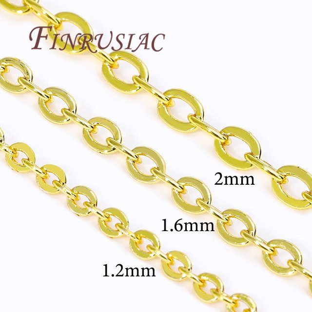 FINRUSIAC Halskette, 18 Karat vergoldet, Gold, Unisex - Bild 1
