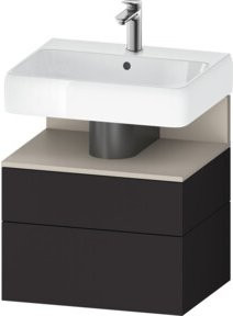 Duravit Waschtischunterschrank Qatego mit Nischenbereich, B/T/H: 59 x 47 x 59 cm - Bild 1