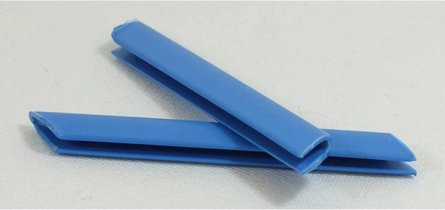 Waterman Profilverbinder für Pool Handlauf und Bodenschiene Q4 Q2 Q5, 12 Stück, Blau - Bild 1