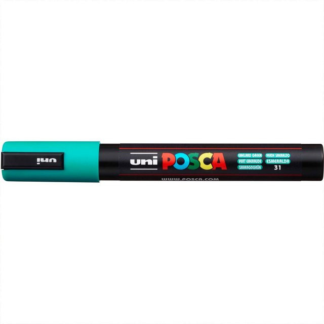 uni POSCA-Marker PC-5M Permanent Marker mit 1,8-2,5mm Spitze in Smaragdgrün - Bild 1