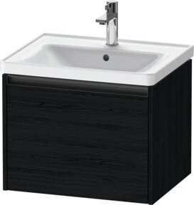 Duravit Waschtischunterschrank Ketho.2 in Eiweiß, wandhängend mit 1 Auszug, B: 58,4 cm, T: 45,5 cm, H: 44,0 cm - Bild 1