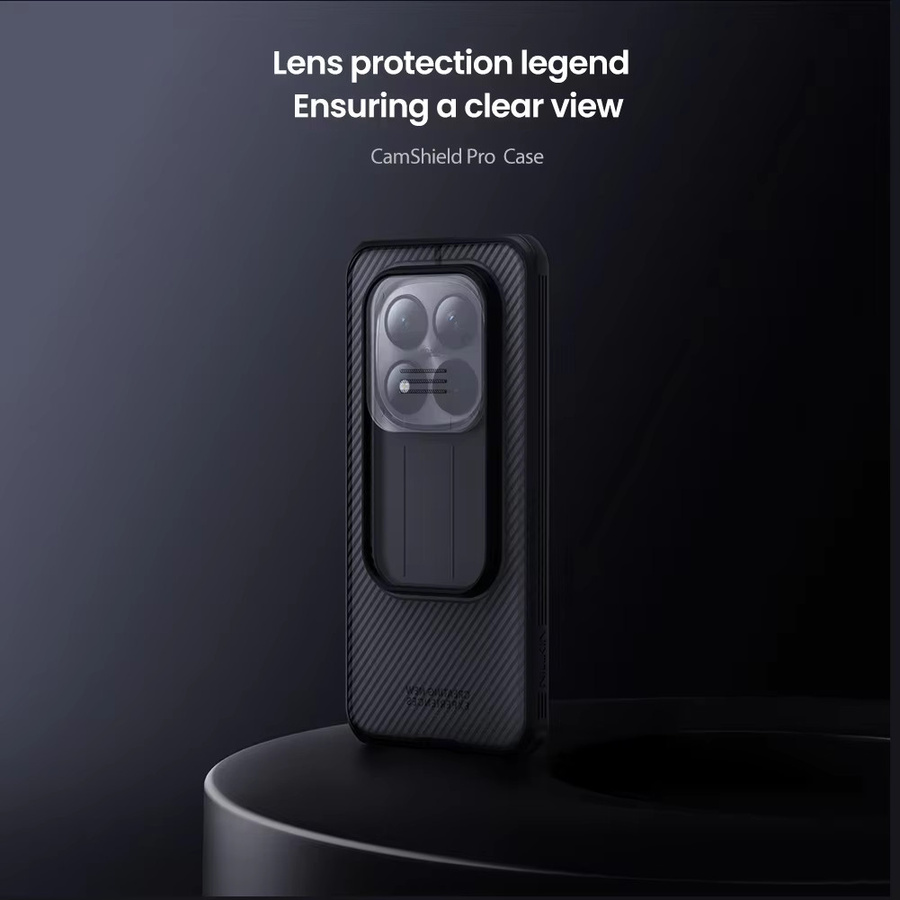 Nillkin CamShield Pro Slide stoßfeste Handyhülle mit Kameraabdeckung für Redmi Note 15 Pro Plus 5G und 14 Pro Plus 5G in Schwarz und Transparent - Bild 2