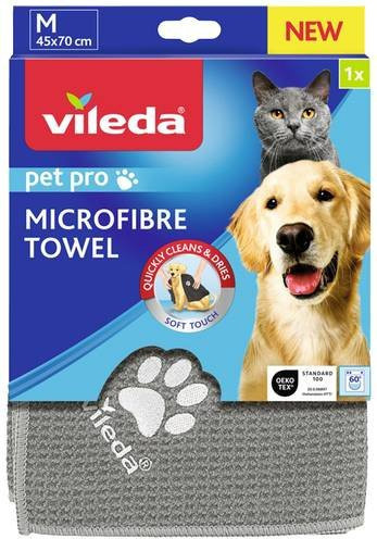 Vileda Pet Pro Microfaser-Handtuch Grau M - Bild 2