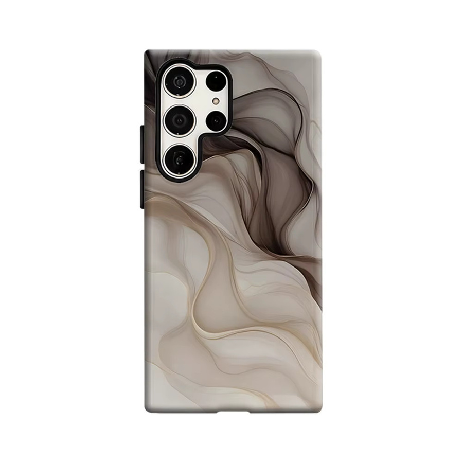 Stoßfeste Doppelschicht Handyhülle in Beige für Samsung Galaxy S26 S25 Ultra S24 S23 Ultra Plus - Bild 6