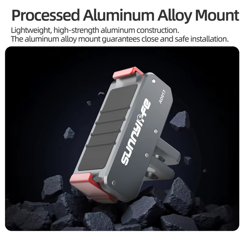 Magnetische Adapterhalterung aus Aluminiumlegierung für DJI Osmo Action 5 Pro 4 3, faltbare Halterungsbasis und Kamera-Stativ-Adapter-Zubehör - Bild 2