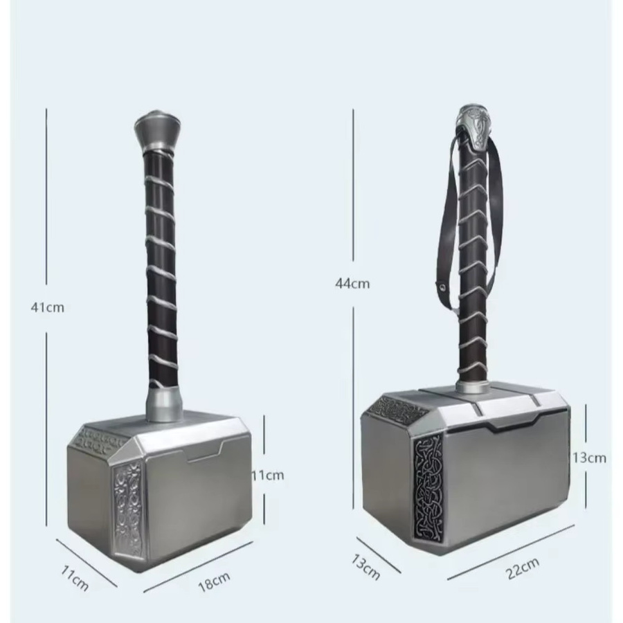Marvel The Avengers Thor Odinson Thors Hammer, 44 cm, Grau - Bild 2