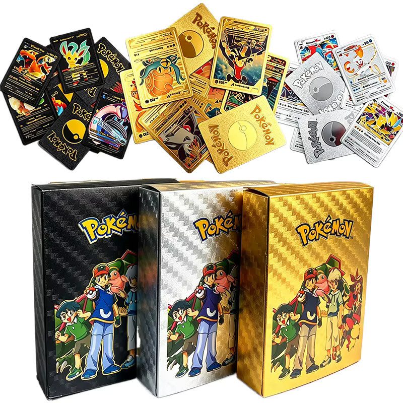 Bandai Pokémon Goldfolienkarten, Charizard Vmax Gx, 55-teiliges Set, ab 14 Jahren - Bild 2