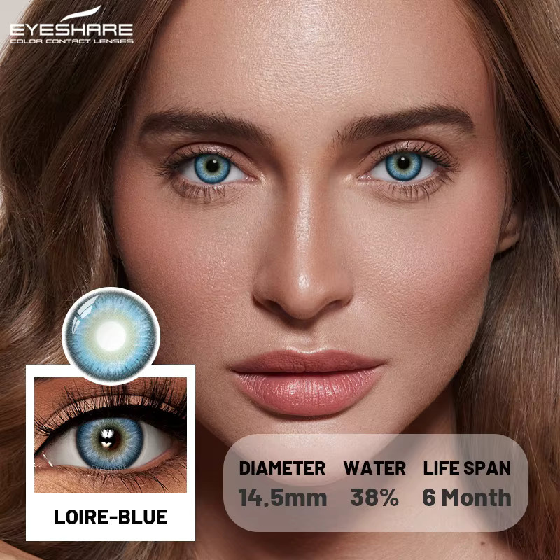 EYESHARE farbige Kontaktlinsen Jahreslinsen, 2 Stück - Bild 2