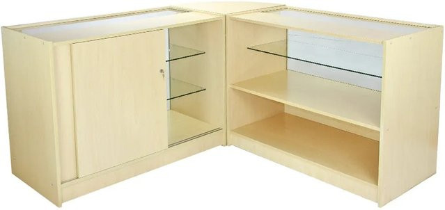 Monstershop Solar Ladentheke Verkaufstisch Tresen in Ahorn, B: 90,0 cm, H: 60,0 cm - Bild 1