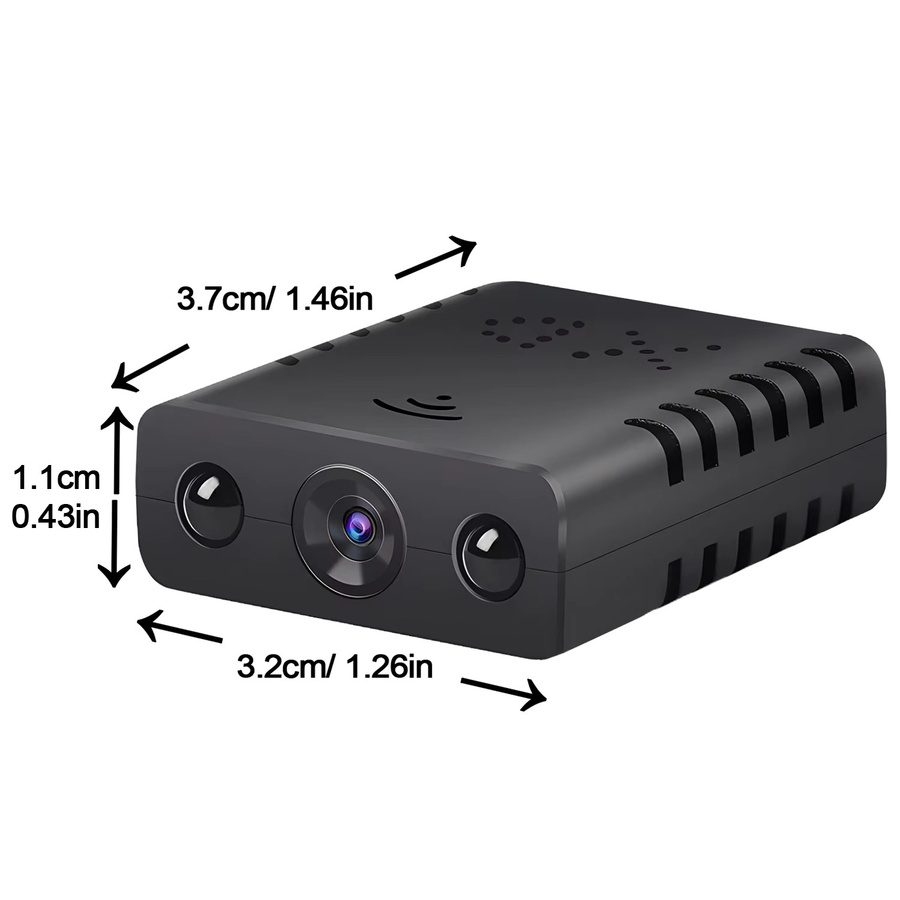 AMZWN Mini-Kamera 1080P Mikro-Camcorder mit Bewegungserkennung in Schwarz - Bild 2