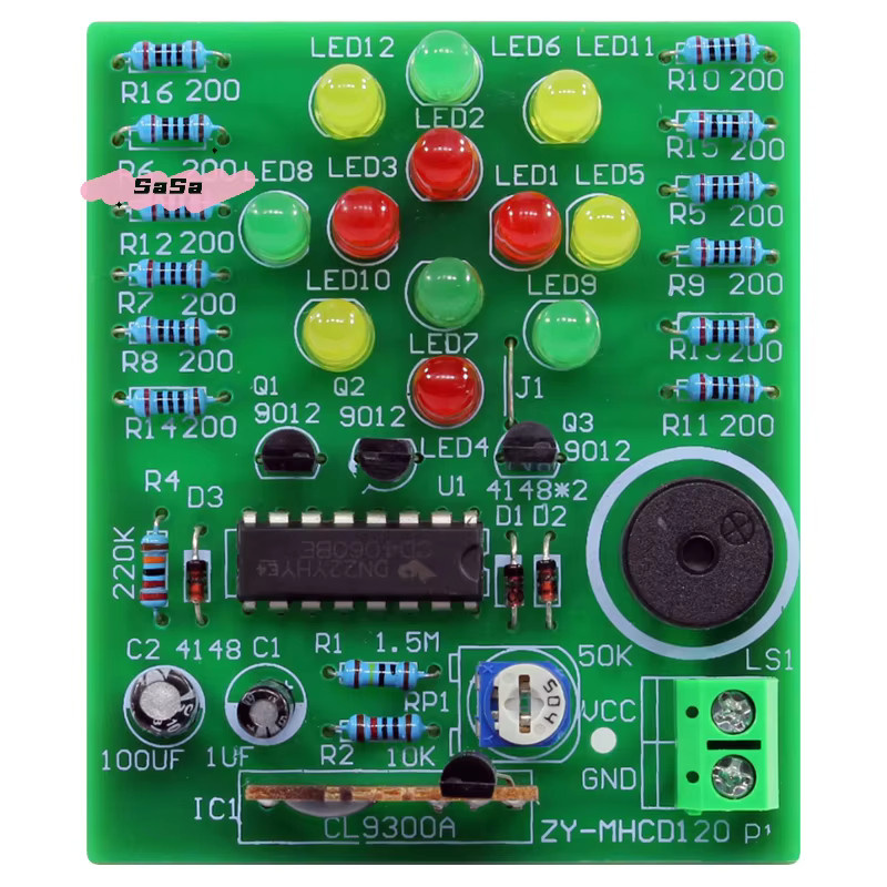 DIY Elektronik-Set Traumlaterne Musikbox mit PCB-Schweißpraxis-Board in Multicolour - Bild 2