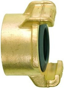 GEKA plus Gewindestück aus Messing in Gold, IG G1 - Bild 1