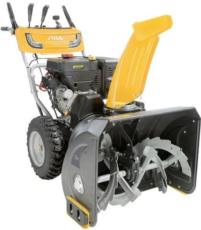 Stiga Benzin-Schneefräse ST 5266 P in Gelb mit LED-Scheinwerfern, E-Starter und beheizten Griffen, Arbeitsbreite: 66 cm - Bild 3