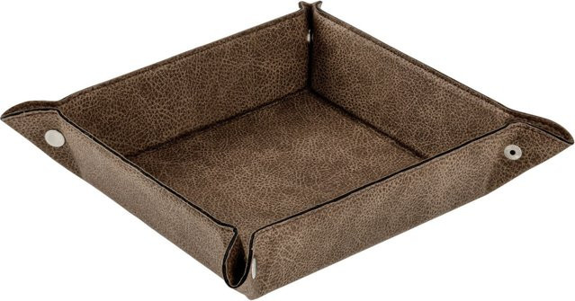 VEGA Obstschale Shana, quadratisch, braun, B/T/H: 20 x 20 x 5,5 cm - Bild 1