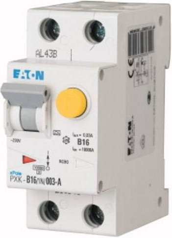 Eaton RCBO FI-Schutzschalter und Leitungsschutzschalter 2polig 16A 0,03A 415 V/AC in Weiß - Bild 1