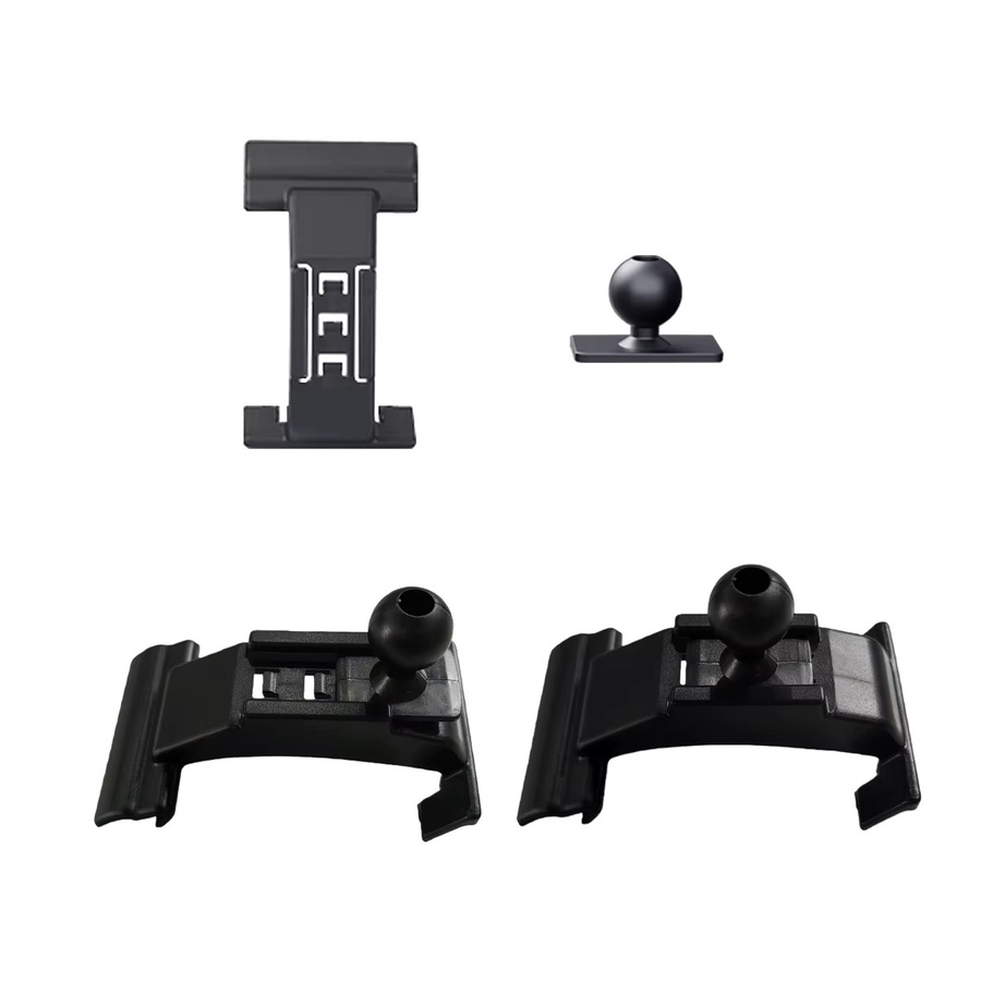 Magnetische kabellose Auto-Telefonhalterung mit Ladefunktion für AUDI Q7 2006 bis 2015 in Schwarz - Bild 1